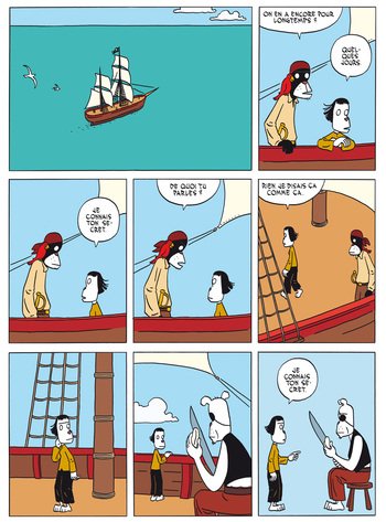 L'île aux 100 morts, page 10, petit format L'île aux 100 morts, page 10